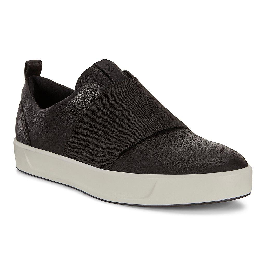 Ecco Soft 8 Womens Sneakers In Black Online - India PTX-594836